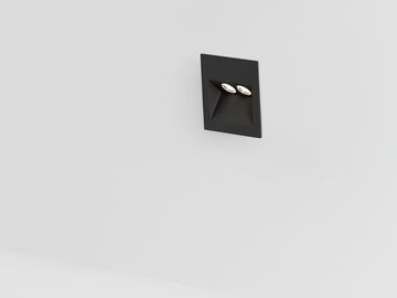 HAL 2 IP65 - LED wall-mounted outdoor steplight by ONOK Lighting - view 3
